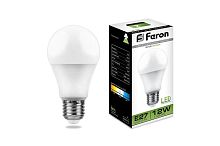 Лампа светодиодная Feron LB-93 A60 Груша E27 220В 12Вт 4000К 60х115мм картинка 